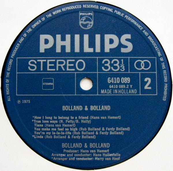 Bolland & Bolland : Bolland & Bolland (LP, Album)