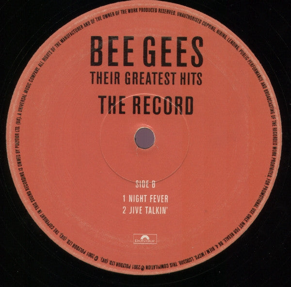 Bee Gees : Their Greatest Hits - The Record (12", Comp, Promo)