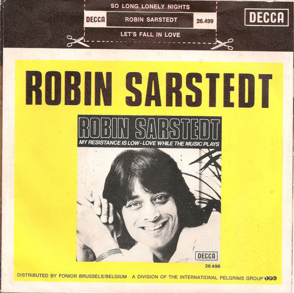 Robin Sarstedt : Let's Fall In Love (7")