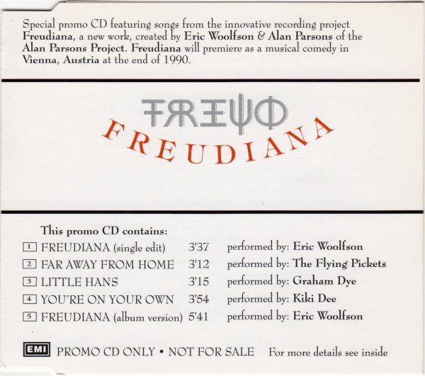 Freudiana : Excerpts From Freudiana (CD, Promo)