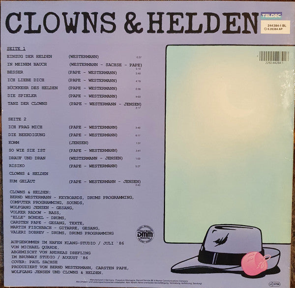 Clowns & Helden : Von Beteuerten Gefühlen Und Anderer Kälte (LP, Album, RE)
