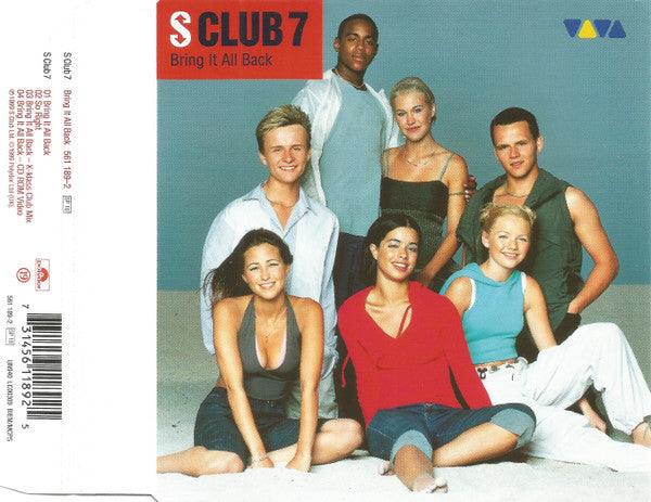 S Club 7 : Bring It All Back (CD, Single, Enh)