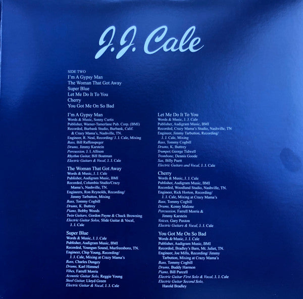 J.J. Cale : Troubadour (LP, Album, RE, RM, 200)