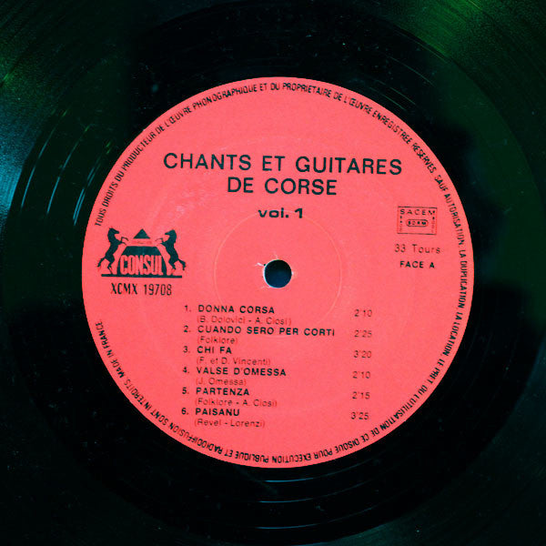 Various : Chants & Guitares De Corse (2xLP)
