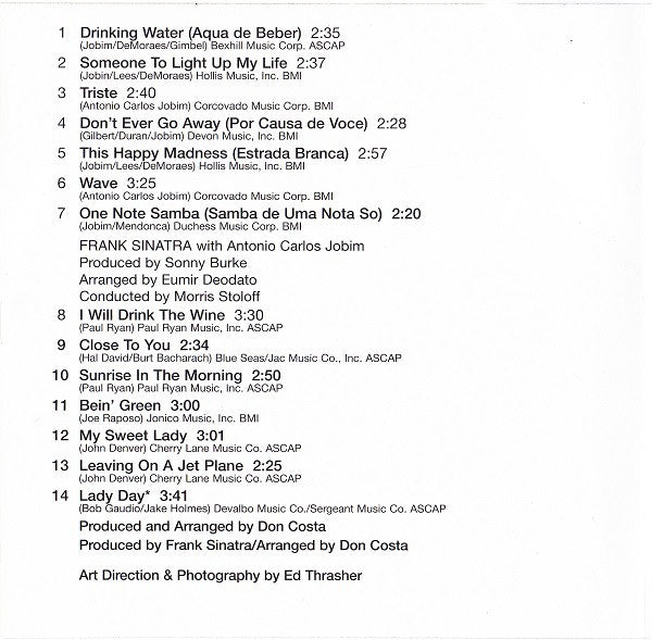 Frank Sinatra : Sinatra & Company (CD, Album, RE, RM)