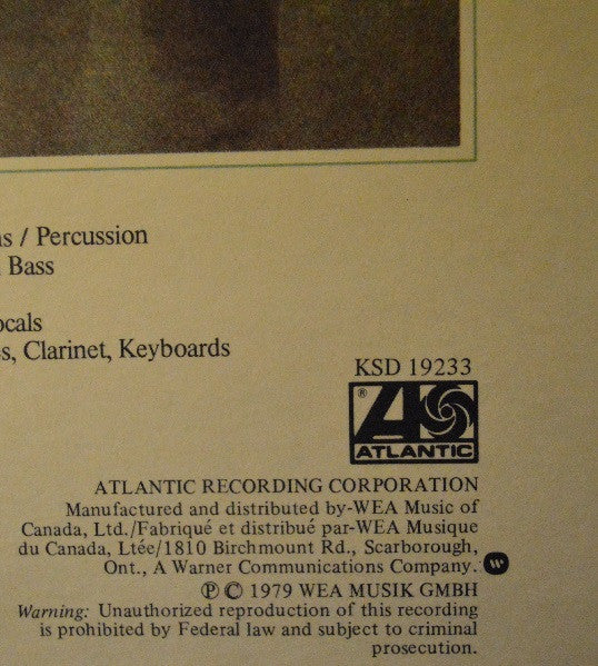 Passport (2) : Garden Of Eden (LP, Album)