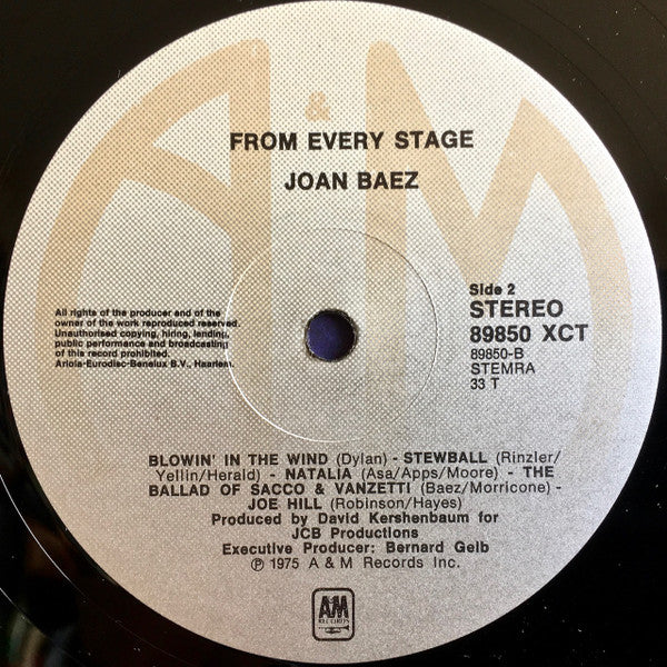 Joan Baez : From Every Stage (2xLP, Album)