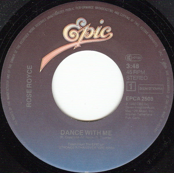 Rose Royce : Dance With Me  (7")