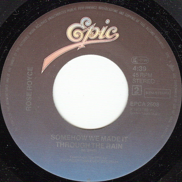 Rose Royce : Dance With Me  (7")