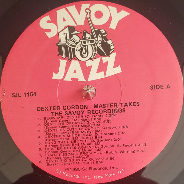 Dexter Gordon With Bud Powell, Fats Navarro & Tadd Dameron : Master Takes. The Savoy Recordings (LP, Comp)