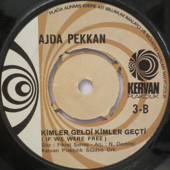 Ajda Pekkan : Kaderimin Oyunu / Kimler Geldi Kimler Geçti (7", Single)