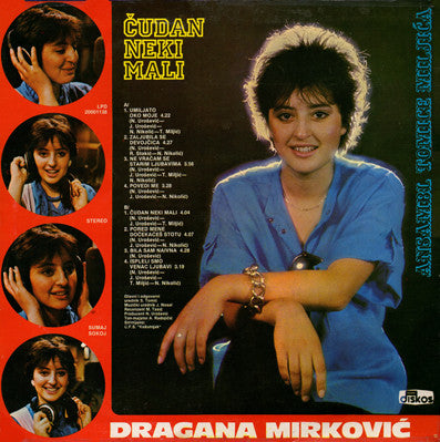 Dragana Mirković, Ansambl Tomice Miljića : Umiljato Oko Moje / Čudan Neki Mali (LP, Album)
