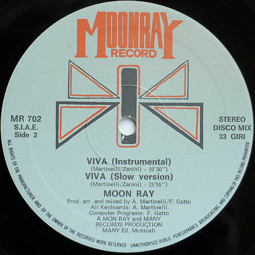 Raggio Di Luna : Viva (12")