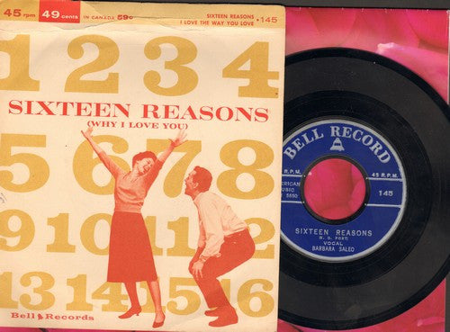 Art Mindo / Barbara Saleo : I Love The Way You Love / Sixteen Reasons (7")