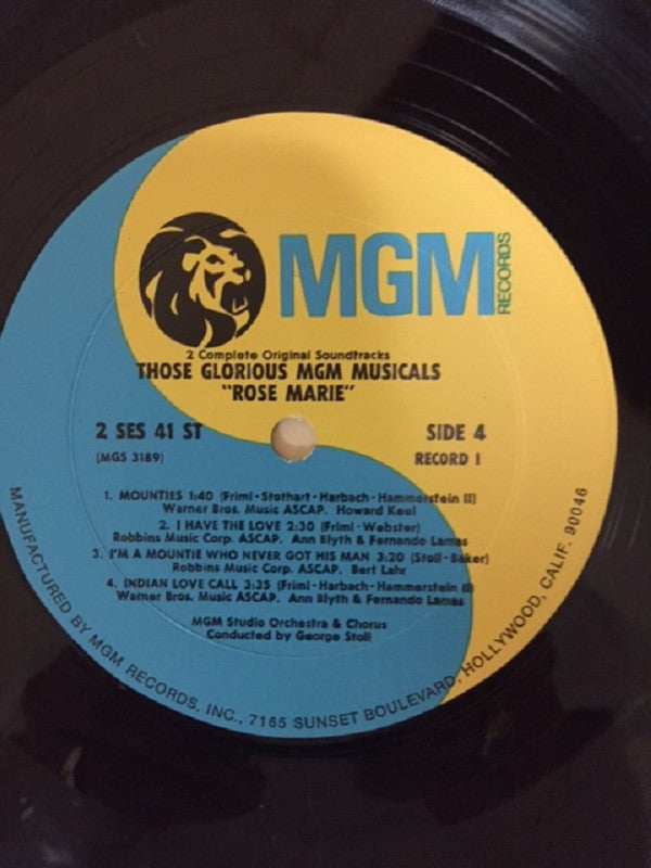 Various : Those Glorious MGM Musicals - Seven Brides For Seven Brothers - Rose Marie (2xLP, Comp, Ltd, RE, Gat)