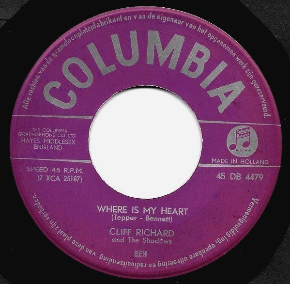 Cliff Richard & The Shadows : Please Don't Tease (7", Single)