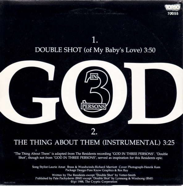 The Residents : Double Shot (7", Single)