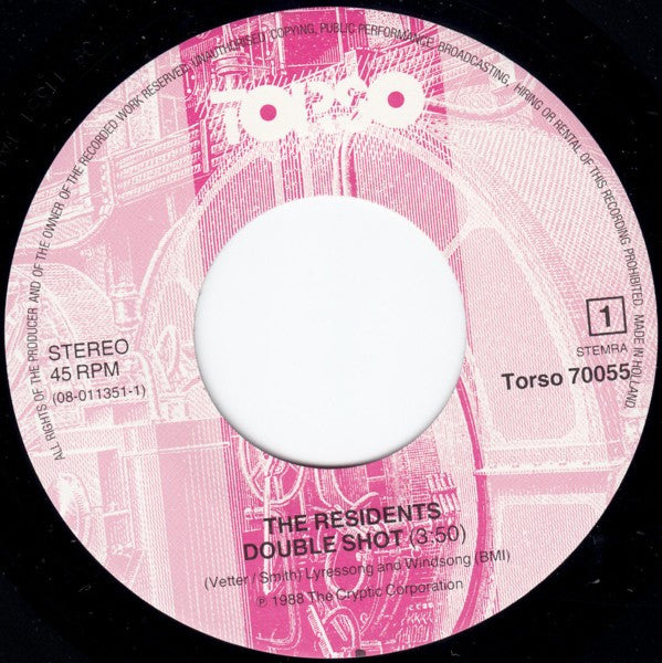 The Residents : Double Shot (7", Single)