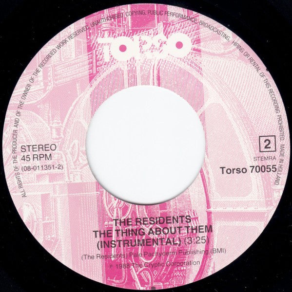 The Residents : Double Shot (7", Single)