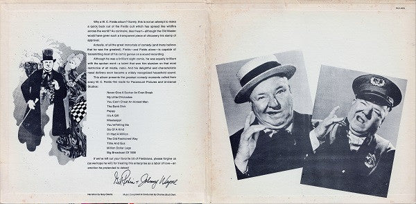 W.C. Fields : The Original Voice Tracks From His Greatest Movies (LP)