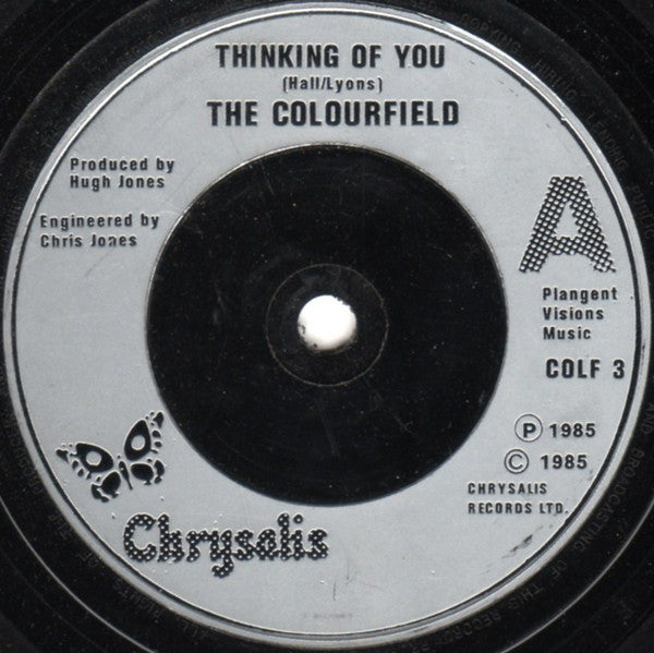 The Colour Field* : Thinking Of You (7", Single, Sil)