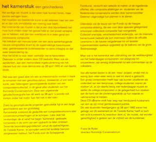 Various : Het Kamerstuk - Afscheid Van Een Tijdperk (CD, Album)