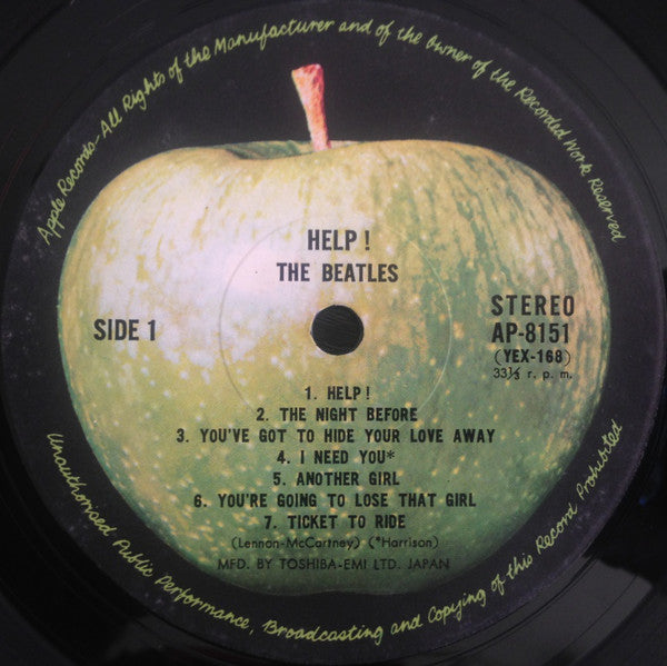The Beatles : Help! (LP, Album, RE, Gat)