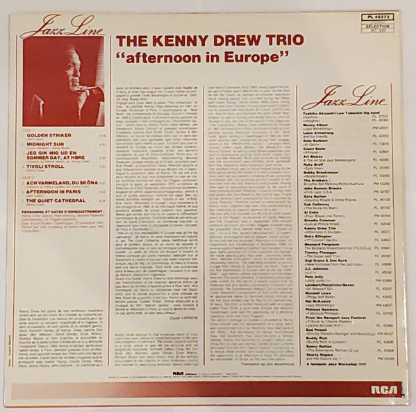 The Kenny Drew Trio : Afternoon In Europe (LP, Album, RE)