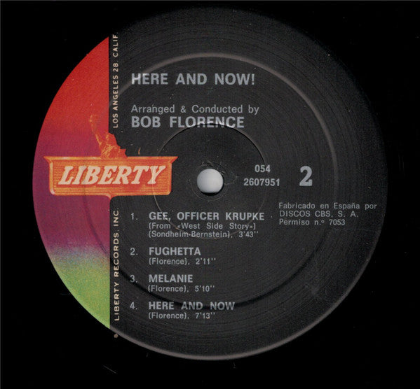 Bob Florence : Here And Now! / Bold, Swinging Big Band Ideas (LP, Album, RE)