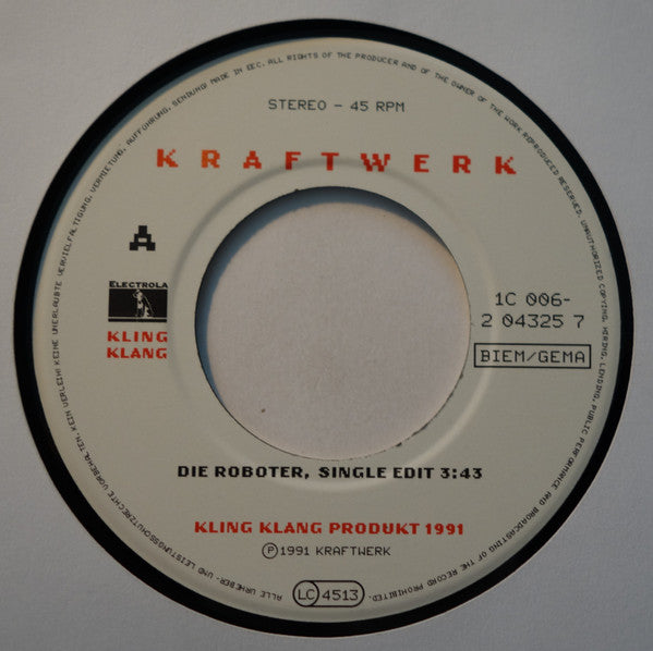 Kraftwerk : Die Roboter (7", Single)