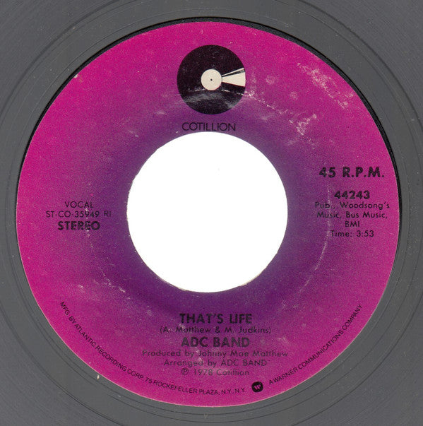 ADC Band : Long Stroke (7", Styrene, Ric)