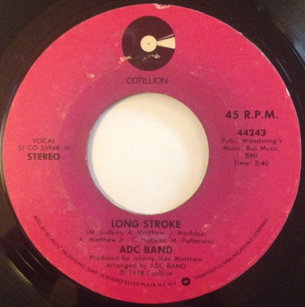 ADC Band : Long Stroke (7", Styrene, Ric)