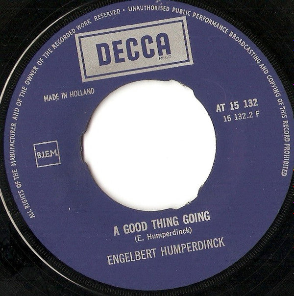 Engelbert Humperdinck : The Way It Used To Be (7", Yel)