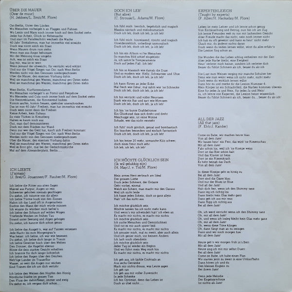 Marjol Flore : .....Doch Ich Leb' (LP, Album)