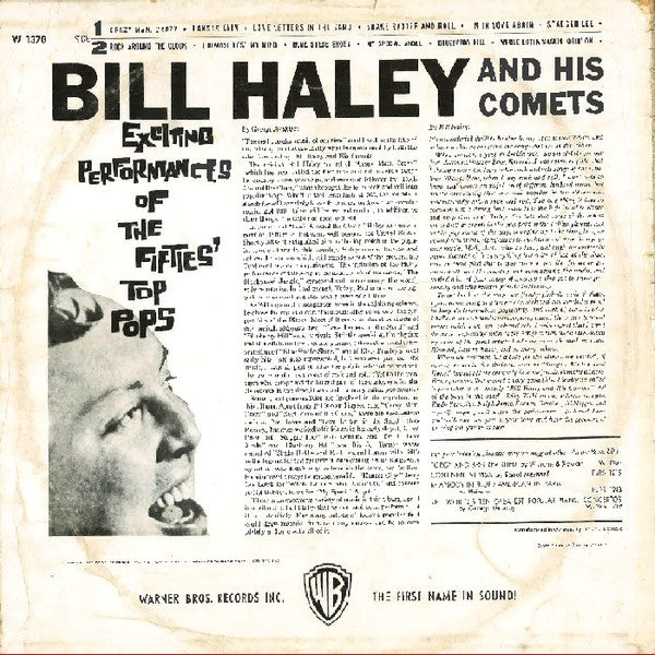 Bill Haley And His Comets : Bill Haley And His Comets (LP, Album, Mono, RE)
