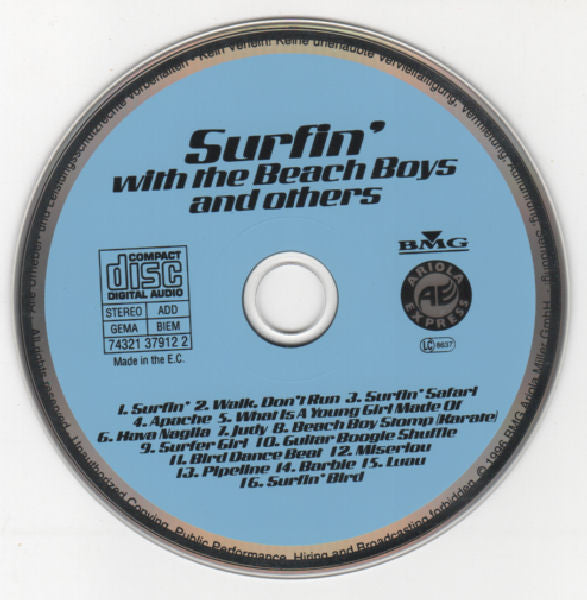 Various : Surfin' With The Beach Boys And Others (CD, Comp)