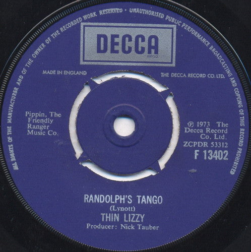 Thin Lizzy : Randolph's Tango (7", Single)