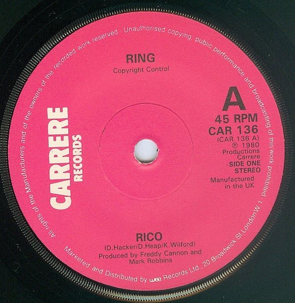 Ring (18) : Rico (7")