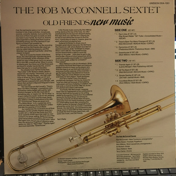 The Rob McConnell Sextet : Old Friends/New Music (LP, Album)