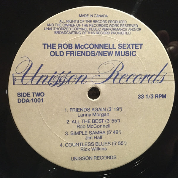 The Rob McConnell Sextet : Old Friends/New Music (LP, Album)