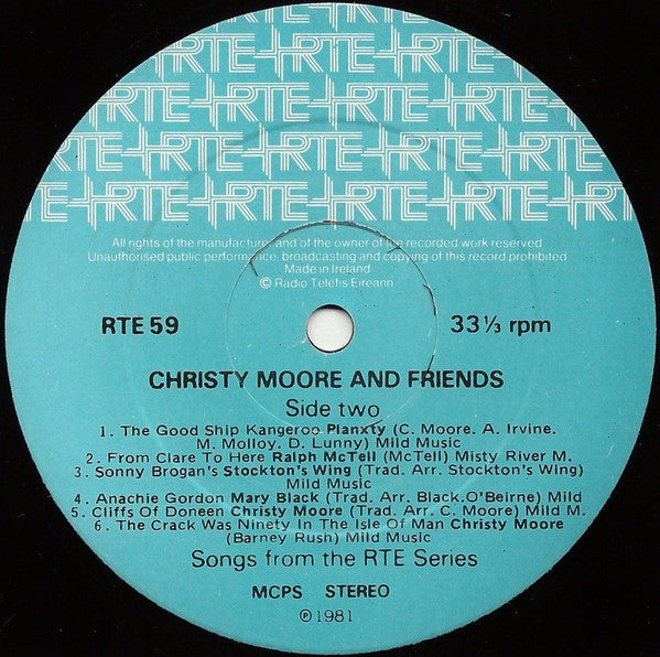 Christy Moore And Friends* : Christy Moore And Friends (LP, Album)