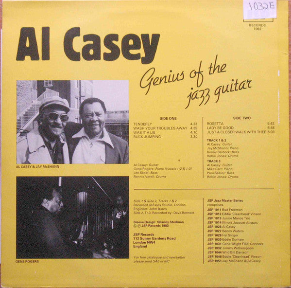 Al Casey : Genius Of The Jazz Guitar (LP, Album)