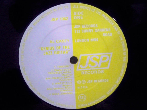 Al Casey : Genius Of The Jazz Guitar (LP, Album)