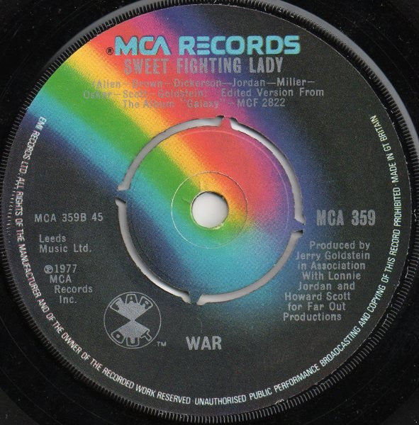 War : Hey Señorita (7", Single)