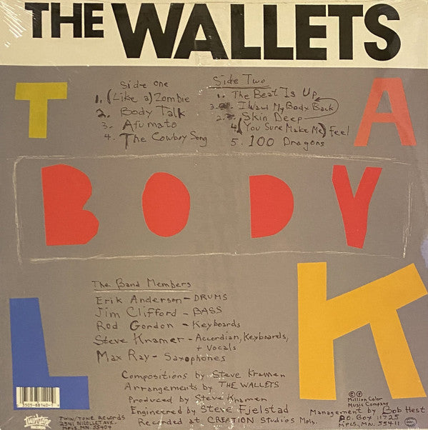 The Wallets : Body Talk (LP, Album)