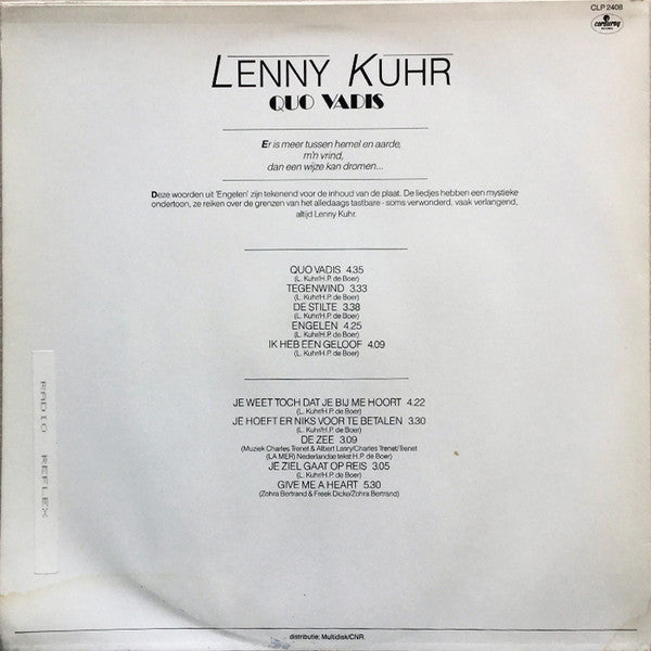 Lenny Kuhr : Quo Vadis (LP, Album)