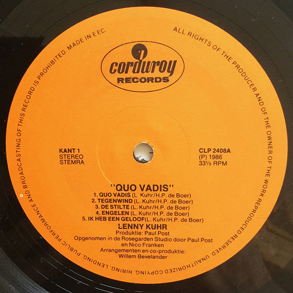 Lenny Kuhr : Quo Vadis (LP, Album)