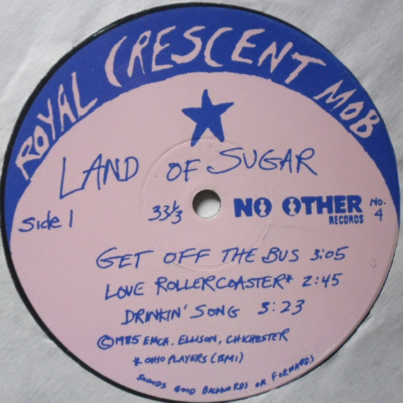 Royal Crescent Mob : Land Of Sugar (LP, MiniAlbum)