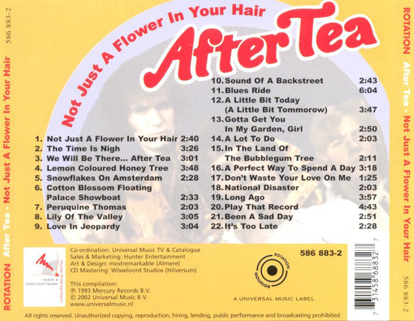 After Tea : Not Just A Flower In Your Hair (CD, Comp, RE)
