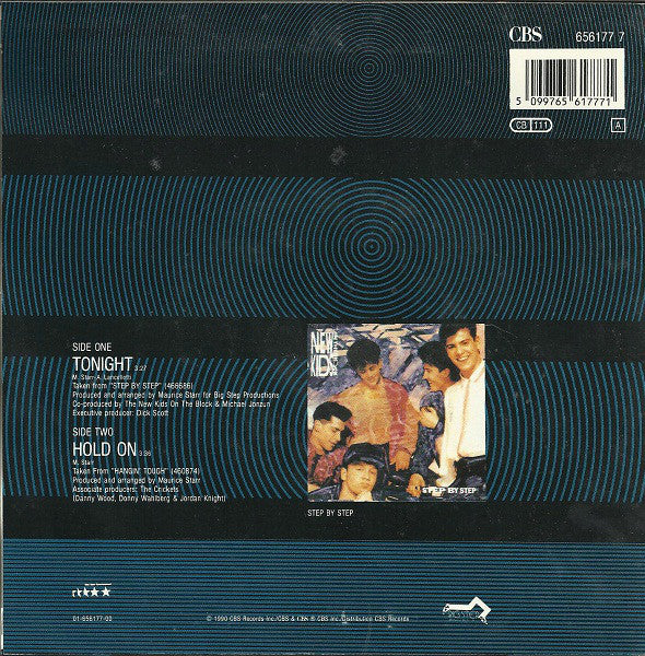 New Kids On The Block : Tonight (7", Single)